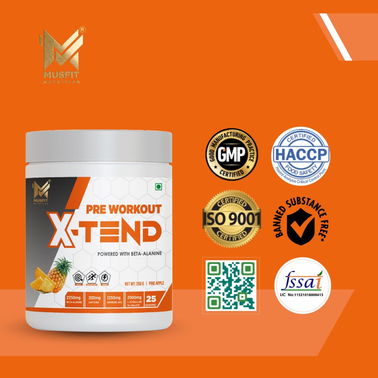 X-TEND PRE WORKOUT
