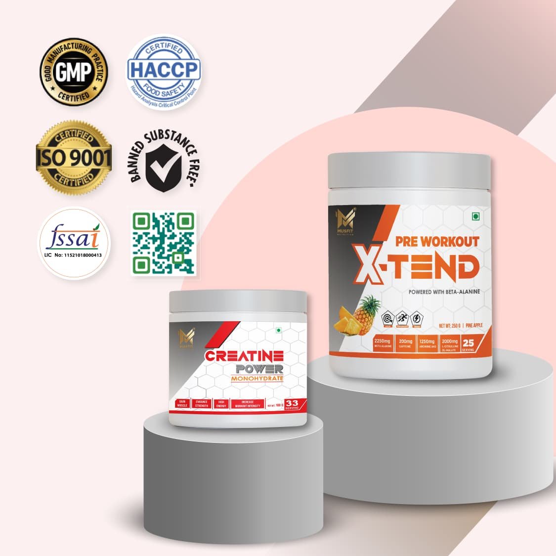 Combo Offer X-TEND Pre Workout + CREATINE Power