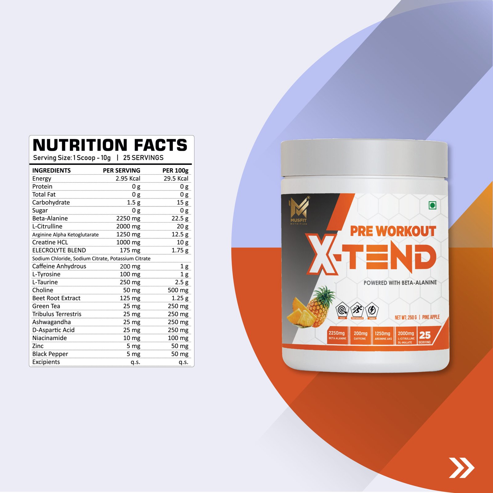 Special Offer X-TEND Pre Workout